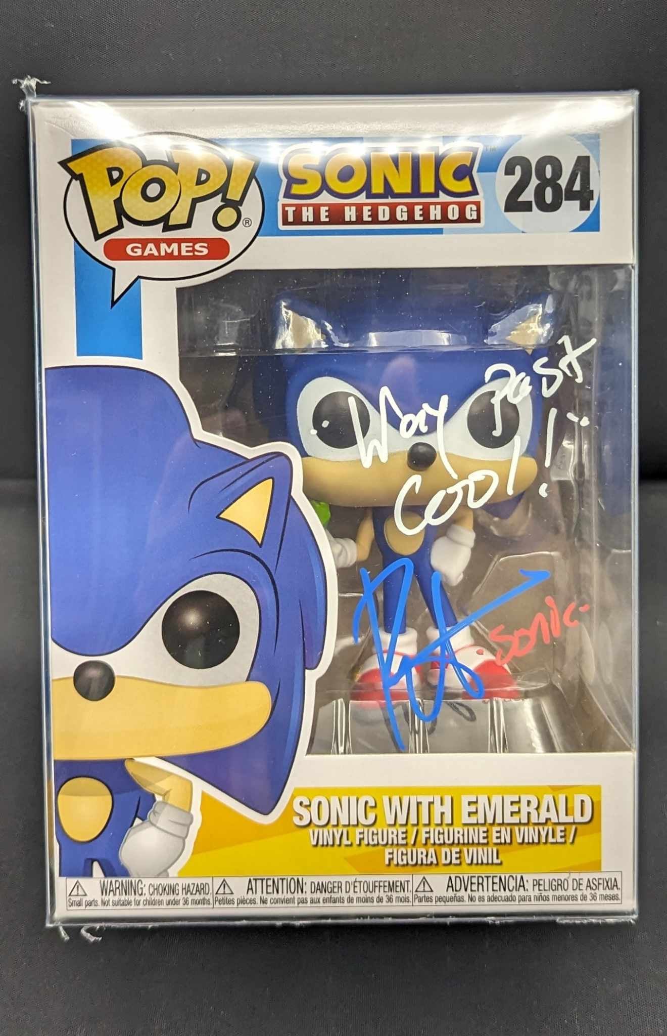 Roger Craig Smith signed Sonic pop 284. JSA certified. Autographs Plus