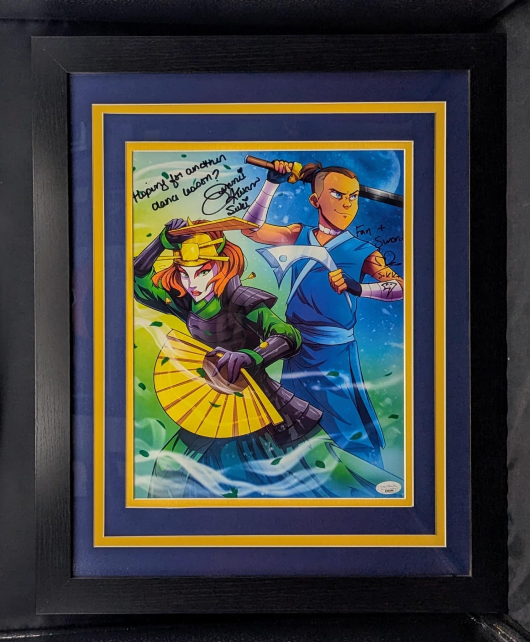 Jack De Sena and Jennie Kwan signed 16x20. JSA certified. Avatar ...